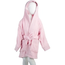 The One Towelling Župan Baby Bathrobe, dětský COT-481007040i3 Růžová světlá