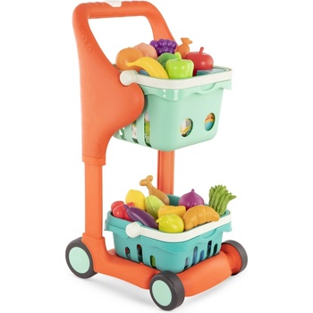 Battat Игрален комплект Battat - Пазарска музикална количка с продукти (BTBX1820Z)