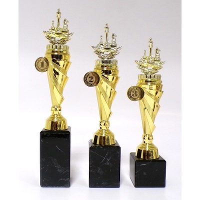 VIZINGR Šachy trofeje s pořadím 117-P031 33 cm
