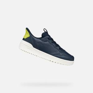 GEOX Тъмносини детски кецове Geox Washiba Fast In Geox | Sin | Момчешки | 28