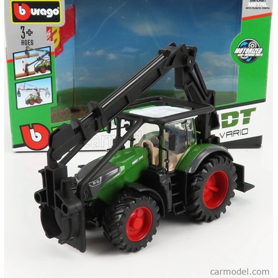 Bburago Fendt Vario 1050 Tractor Loader 2016 Zelená Šedá 1:50