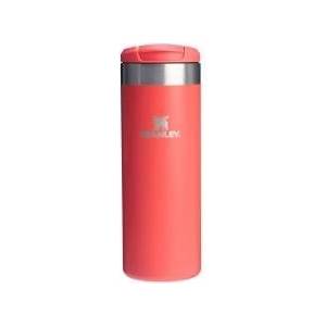 STANLEY 1913 Aerolight Transit Thermo Mug 0.47L - Keeps Hot for 6 Hours - Dishwasher Safe - Coffee Mug To Go Leak-Proof - Compatible with Common Car Drink Holders - Hot Coral - 100000108204