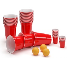 BeerCup Federer Ultimate Beer Pong párty balík, Red Cups, Shot Cups, vrátane loptičiek