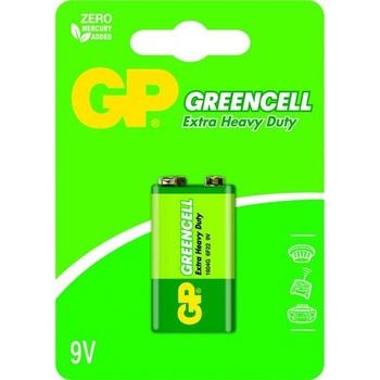 Image 1 of GP Batteries Цинк карбонова батерия GP 1604GLF-U1, 6F22, 9V, Greencell, 1 бр. блистер (GP-BM-1604GLF-U1)