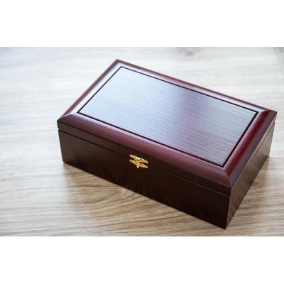 Dřevěný box LUX na šachové figurky – Zboží Dáma