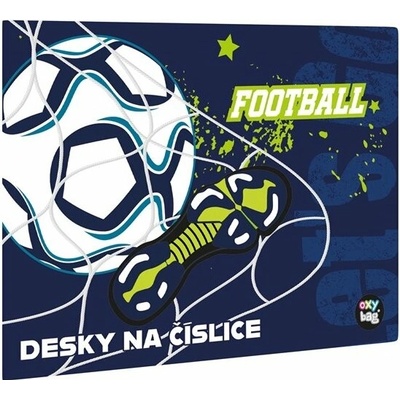 Oxybag Dosky na číslice futbal s kopačkou