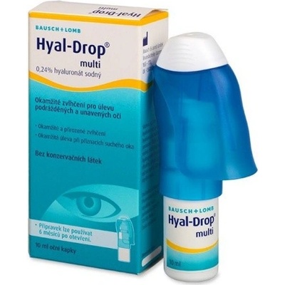 Bausch & Lomb Hyal Drop multi speciální balení 2 x 10 ml