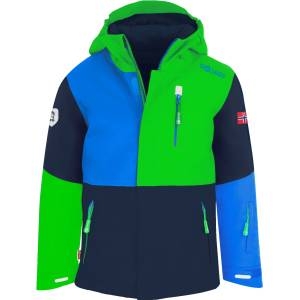 TROLLKIDS Детско ски яке Trollkids Kid's Hallingdal Jacket Winter jacket - Bright Green / Medium Blue - размер 92 (EU) (703-2538-0811)