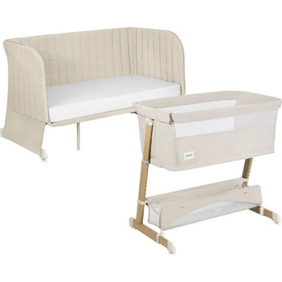 Lionelo Бебешко легло 5 в 1 Lionelo - Thomi Plus, Beige Sand (5903771719872)