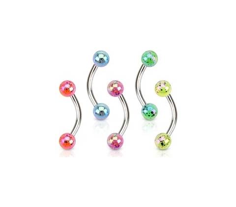 Piercingate piercing do obočí POB00184 modrá