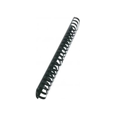 Plastové hrebene GBC 21R 51mm čierne