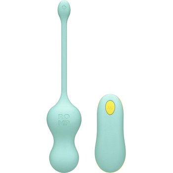 ROMP Cello - вибрационно вагинално топче с дистанционно (зелено)
