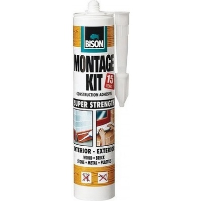 BISON Montage Kit montážne lepidlo 310g