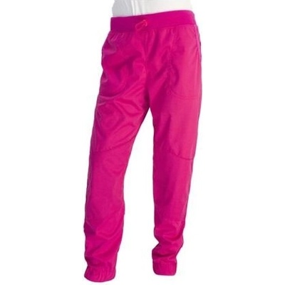 Fantom Dětské softshellové kalhoty s dvojitými koleny růžové letní softshell