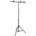 vidaXL T-образна стойка за фон, черна, 91x60x(70-200) см (190251)