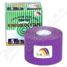 TEMTEX kinesio tejpovací páska fialová 5 cm x 5 m