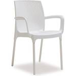 Mira-N Стол novussi с подлакътник sunset rattan БЯЛ (0142309)