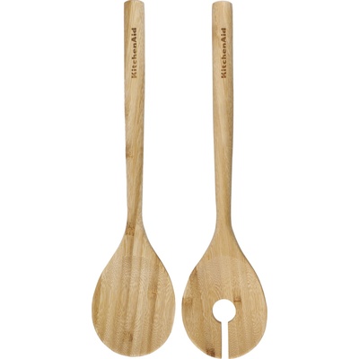 KitchenAid Súprava drevenej lyžice a vidličky na šalát KitchenAid KQG607OHBBE
