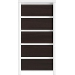 Black Red White Скрин с пет чекмеджета kaspian kom5s бял / венге - memo
