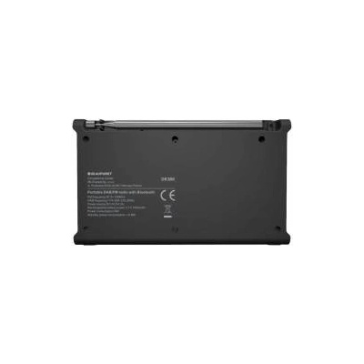 Radio dr 3bk digital black accum. (dab+/fm/rds/bt/clock/alarm)