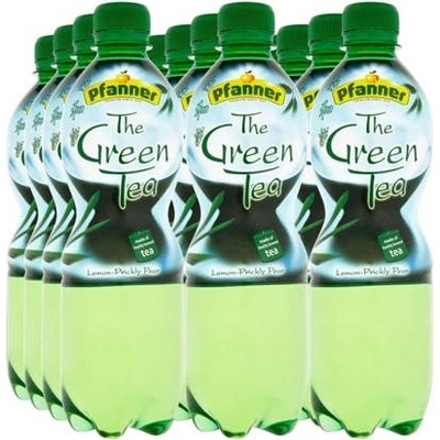 Pfanner Green Tea citron a kaktus 12 x 0,5 l