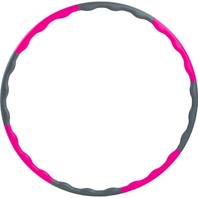VFstyle Skladacia obruč Hula hoop 80 cm ružovo-sivá