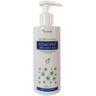 Cannavita Konopný sprchový gél pánsky santalové drevo 250 ml