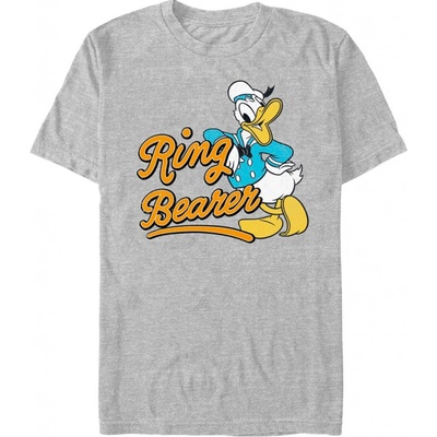 Melírované pánské tričko Disney Classics Ring Donald šedé