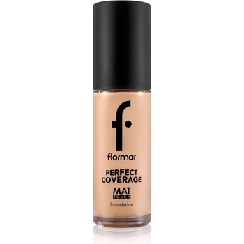 Image 1 of Flormar Perfect Coverage Mat Touch Foundation матиращ фон дьо тен за комбинирана към мазна кожа цвят 308 Fair Ivory 30ml