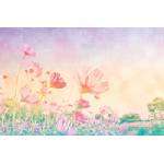 DIMEX ART Флизелинов фототапет винтидж пастелни цветя 375 x 250 см