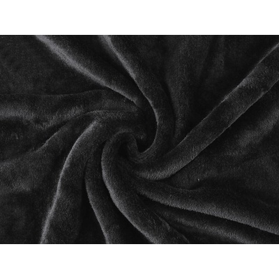 Stoklasa Wellsoft minky oboustranný / flanel samet fleece Balení: 1 m, Varianta: 10 (10) černá 10 (10) černá