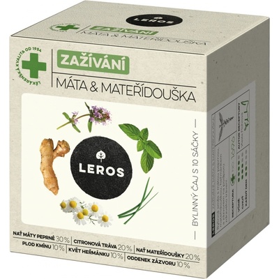 Leros Zažívání Mateřídouška a máta n.s.10 x 1,5 g