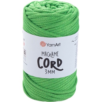 YARNART Macrame Cord 3 mm 85 m 802 Green юта (Macrame Cord 3 mm 802)