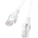 Lanberg Кабел Lanberg patch cord CAT. 6 3m, white (PCU6-10CC-0300-W) - computermarket