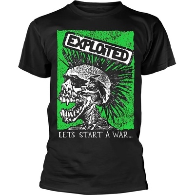 The Exploited Let's Start A War (Skull) Black M Риза (PH11978M)