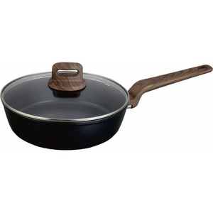 Voltz Дълбок тиган с капак Oliver Voltz Paris OV54419F24CD, 24 см, Незалепващо покритие, Топлинен сензор, Индукция, Черен (54419F24CD) - topmall