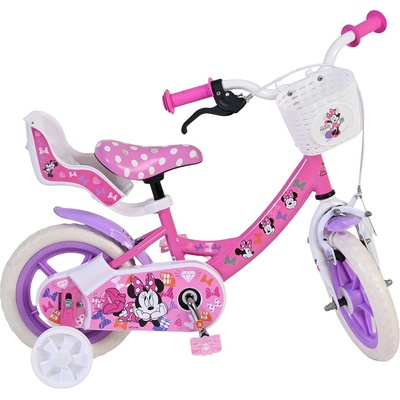 E & L Cycles Детски велосипед с помощни колела E&L cycles - Disney Minnie, 12 (41261)