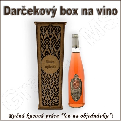 Darčekový box na fľašu 07