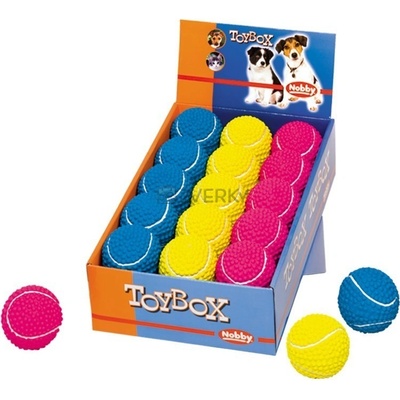 Nobby Dog Latexová pískajúca lopta 6,5 cm