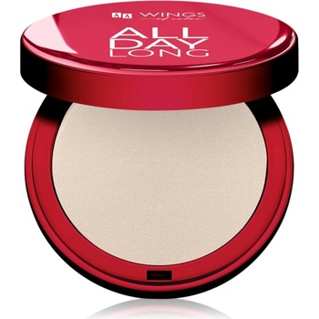 AA Wings of Color All Day Long Pressed Setting Powder компактна пудра с матиращ ефект цвят 01 Light-Natural 9 гр