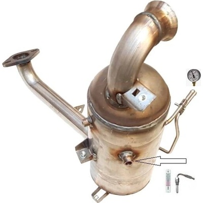 JMJ 1005DPF filtr výfuku FORD C-Max 1 (03-10) 1.6 TDCi , FORD Focus 2 (04-11) 1.6 TDCi , MAZDA 3 1 (03-09) 1.6 CiTD , VOLVO C30 1 (06-13) 1.6 TD , VOLVO S40 2 (03-12) 1.6 TD , VOLVO V50 2 (03-12) 1.6 – Zboží Mobilmania