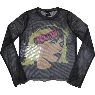 Blondie Punk Poster (Mesh) Black S Дамски Риза (BLDMCT39LB01)