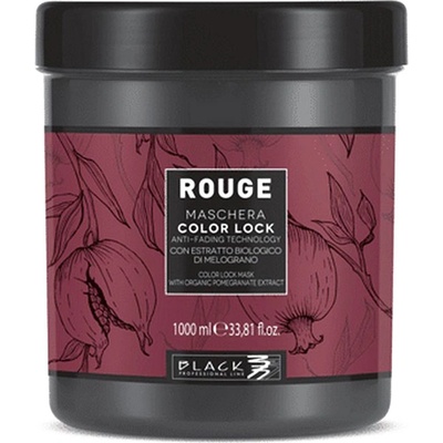 Black Professional Rouge Color Lock Anti-Fade Colour Protection Mask 1000 ml