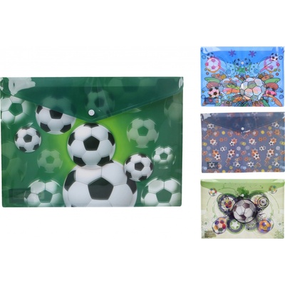 Obálka plastová s drukem Míč 36x26cm mix 945530