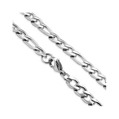 Šperky4U Ocelový řetěz figaro OPE1010-150-55