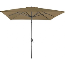 DERBY Slnečník záhradný BASIC LIFT, 200 × 300 cm, greige
