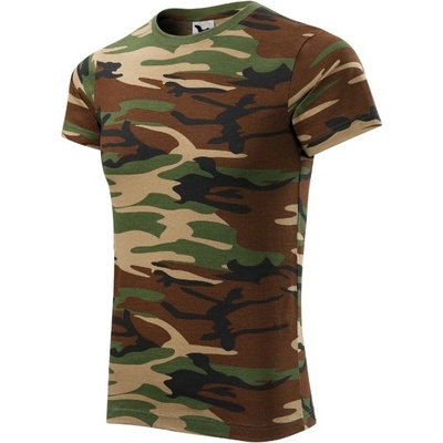 Unisex tričko Camouflage camouflage brown