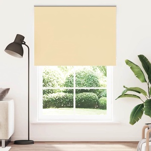 vidaXL Ролкова щора Blackout Бежова 165x230 cm Ширина на плата 161, 6cm (4010829)