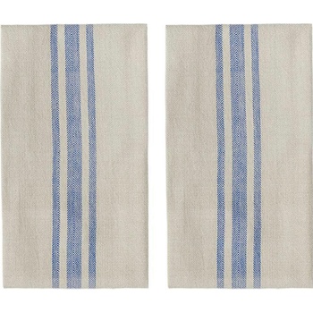 OYOY Linu кухненски кърпи, 50 x 70 см, бежово-сини, 2 бр (L301167)