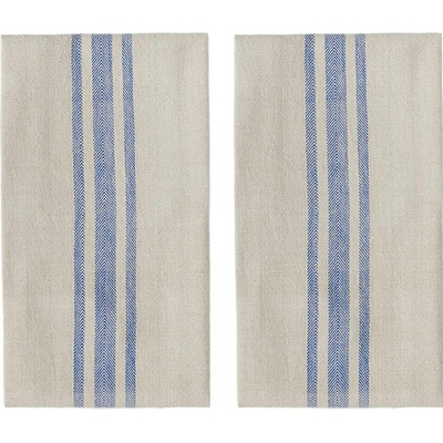 OYOY Linu кухненски кърпи, 50 x 70 см, бежово-сини, 2 бр (L301167)